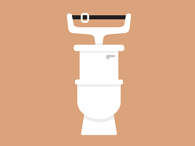 Toilet illustration poop scale toilet turd vector weight