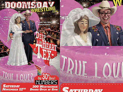Doomsday Wrestling - Deep in the Heart of Tex cake comedy doomsday lonestar poster tex wedding wrestling