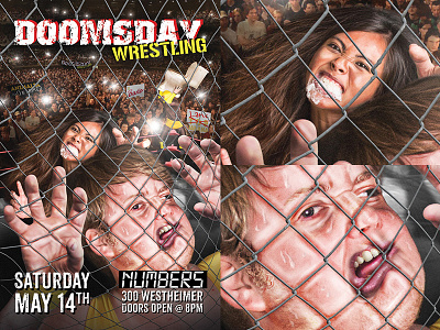 Doomsday Wrestling - All the World's a Cage animalia banana baño cage comedy doomsday el bano lonestar poster tex top wrestling
