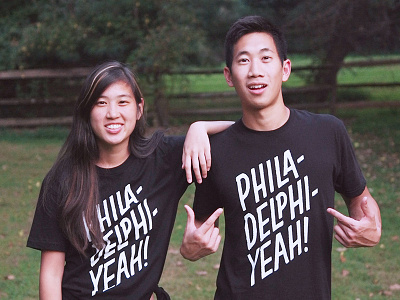 Brotherlly Apparel: PhiladelphiYeah apparel branding handdrawn handlettering lettering logo philadelphia philly
