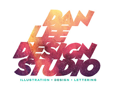 Dan Lee Design Studio Logo Refresh lettering logo type typography
