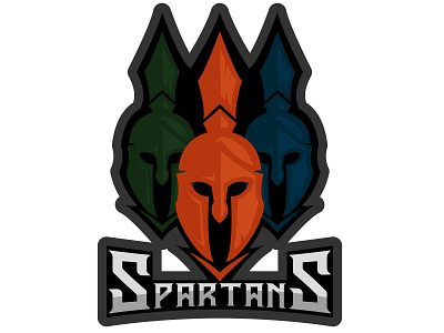 Spartans Basketball Logo adobeillustrator branddesign brandidentity branding design designlogo graphic design illustration illustrator logo