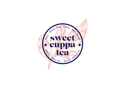 Sweet Cuppa Tea: Logo Final brand branding identity logo logos marketing rebrand refresh tea