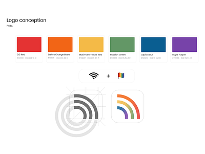 Logo Pride. app application creation design graphic design illustration indesign lgbt lgbtq lgbtqi lgbtqia logo pride social media ui ux vector