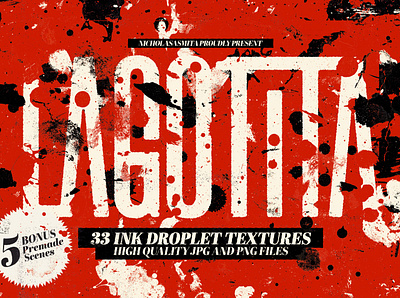 La Gogita: 33 Ink Droplet Textures creative market drop texture droplets handmade texture ink drop ink droplet ink texture