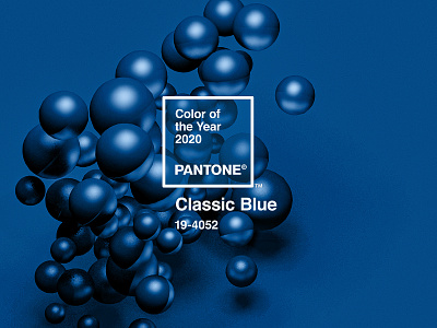 Classic Blue Pantone 2020 3d 3d art abstract abstract art abstract design abstraction adobe dimension ball classic blue design dimension illustration pantone shape