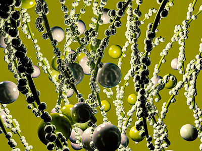 UNTITL3D 3d 3d art abstract abstract art abstraction adobe dimension ball bubble design dimension flower illustration molecule scene shape