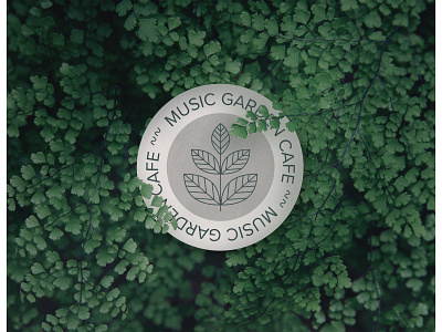 Logotype for Music Garden Cafe brand identity branding cafe branding cafe identity graphic design logo logo design logotype logotype design minimalism minimalistic logo minimalistic logotype ui ui design visual design