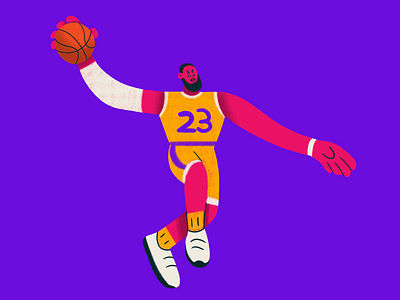 Lebron James - NBA project character character design design digital painting illustration nba