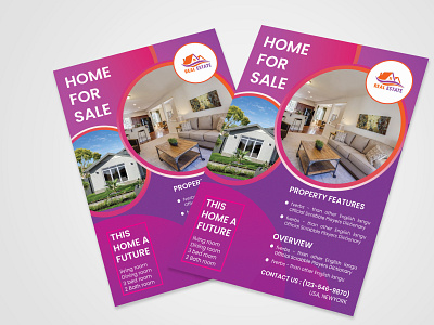 Real Estate Business Flyer Design.