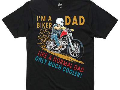 I am A biker Dad by Ripon Deb on Dribbble