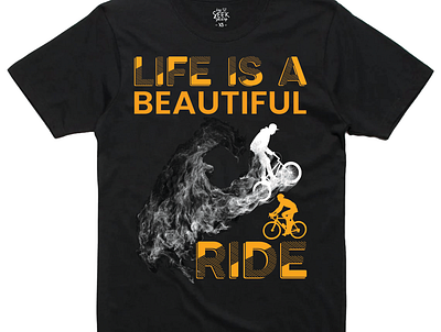 Life is Beautiful Ride biker camping rider runing t shirt