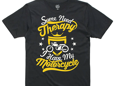 Some need Therapy biker camping rider runing t shirt