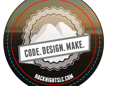 There will be stickers... franchise hacknight hacknightslc stickers