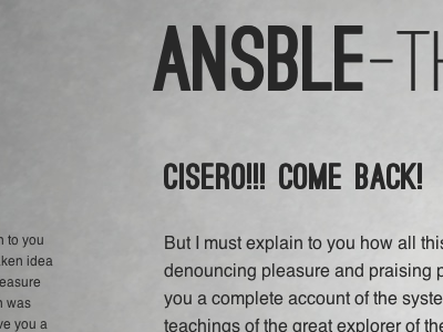 Ansble Blog 1.0