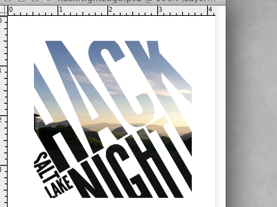 Hack Night SLC Final hack logo night slc typography