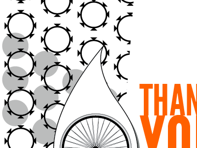 Thank You notes for Ride for Rwanda 2012 birthday card charity:water cycling