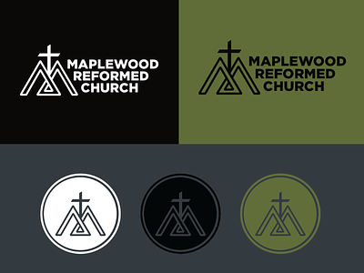 Maplewood Reformed Church Branding branding church brand church logo design logo