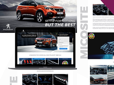 Peugeot Landing page