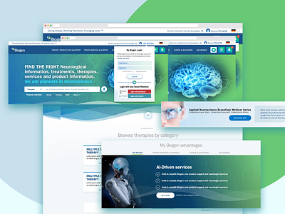 My Biogen MVP POC branding design ui ux ux design webdesign