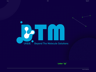 BTM Logo for United Kingdom & Ireland market branding graphic design logo typography ui