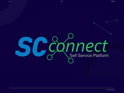 SC-Connect Logo branding logo typography ui ux vector