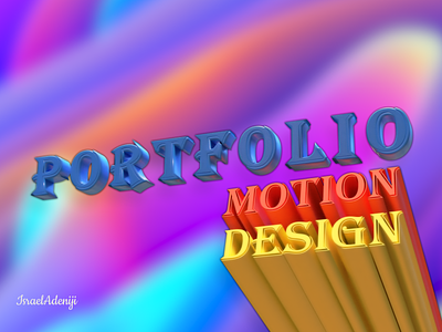 Motion Graphic Design 3d animation branding logo motion graphics