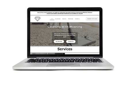 CleaningwithMeaning Website Design and Build graphic design web design web hosting website design