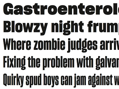 Sharp Grotesque (working title) grotesk typography