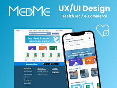 MedMe HealthTec UX Design app design ui ux vector