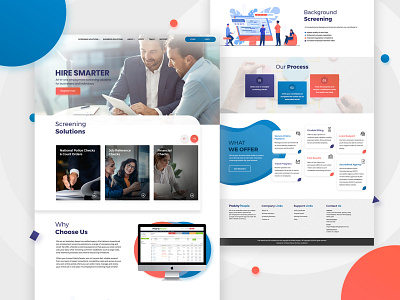 Web design screening company creative design interaction design user experience ux design visual design website website design