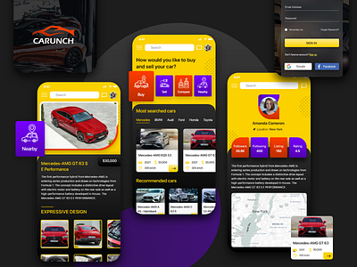 Car Buy or Sell theme Design