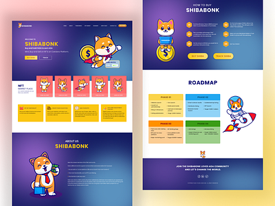 Shiba Cryptocurrency- Concept Design bitcoin creative design crypto cryptocurrency design digital coin digital currency doge ethereum jawad landingpage nft ui user experience website