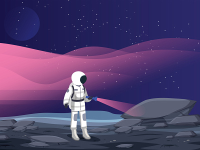 Astronaut Illustration