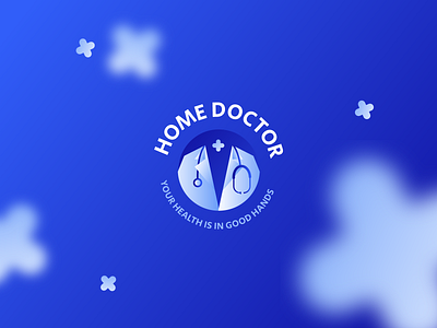 Logo dor doctor blue design doctor illustration illustration art logo logotype vector
