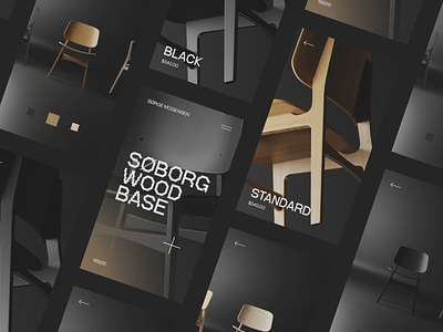 Søborg app blender design furniture interface ui ux web