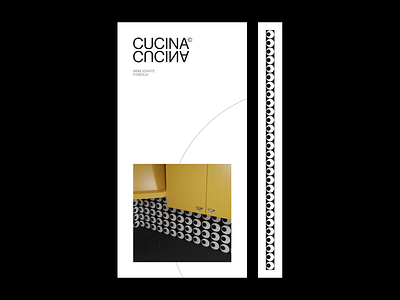 Cucina© blender clean design graphic layout minimalist poster render