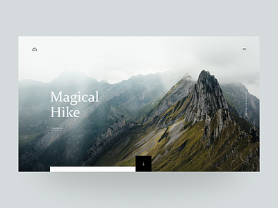 Alpstein mountains landing layout travel ui ux webdesign