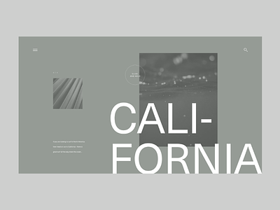 California clean design landing layout ui ux web webdesign