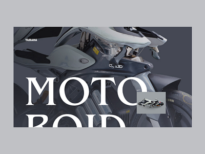 Motoroid design landing layout moto ui webdesign