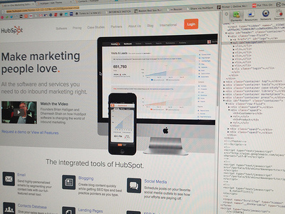 New HubSpot home in the works... homepage hubspot marketing web