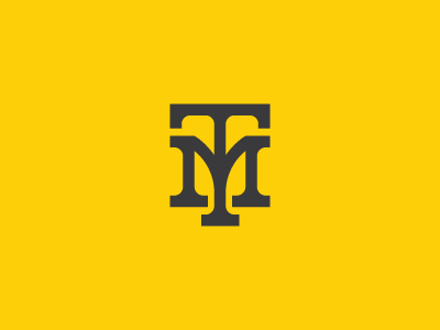 TM Monogram brand identity lettermark logo mark monogram personal tm
