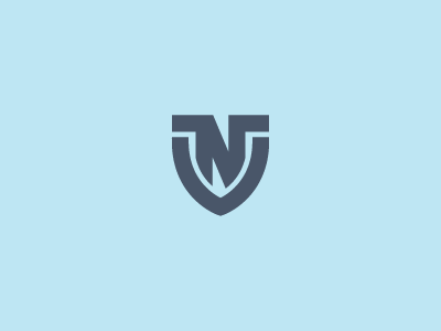 VN Monogram branding identity initial lettermark logo monogram vn
