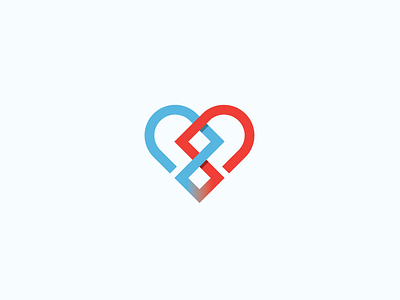 Love DNA brand connect date dna gen heart identity logo love mark personal