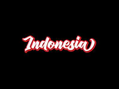 Indonesia apparel brand calligraphy country font indonesia lettering logo sinisuka sticker typeface wordmark