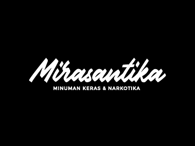 Mirasantika brand brush font handmade indonesia lettering logo type