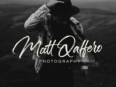 Matt Qaffero Brush Calligraphy Logo