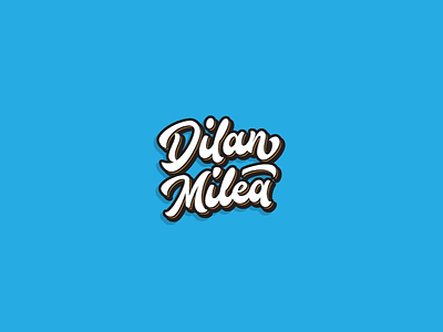 Dilan Milea brand branding brush calligraphy design identity lettering logo wordmark