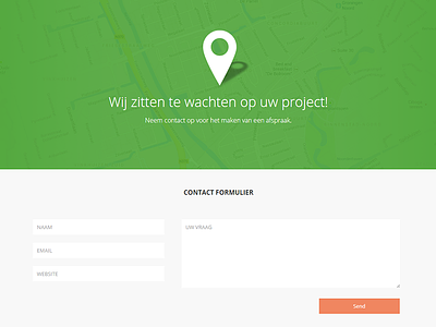 Doe Groningen Contact contact contact form form green icon send site ui web website