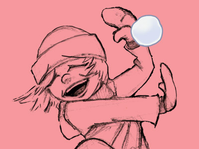 Lola Snowball cartoon character comic girl illustration snowball